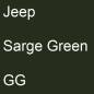 Preview: Jeep, Sarge Green, GG.